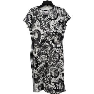 NOBO No Boundaries Women's Floral Print Vacation  Sundress Short Sleeves Size L